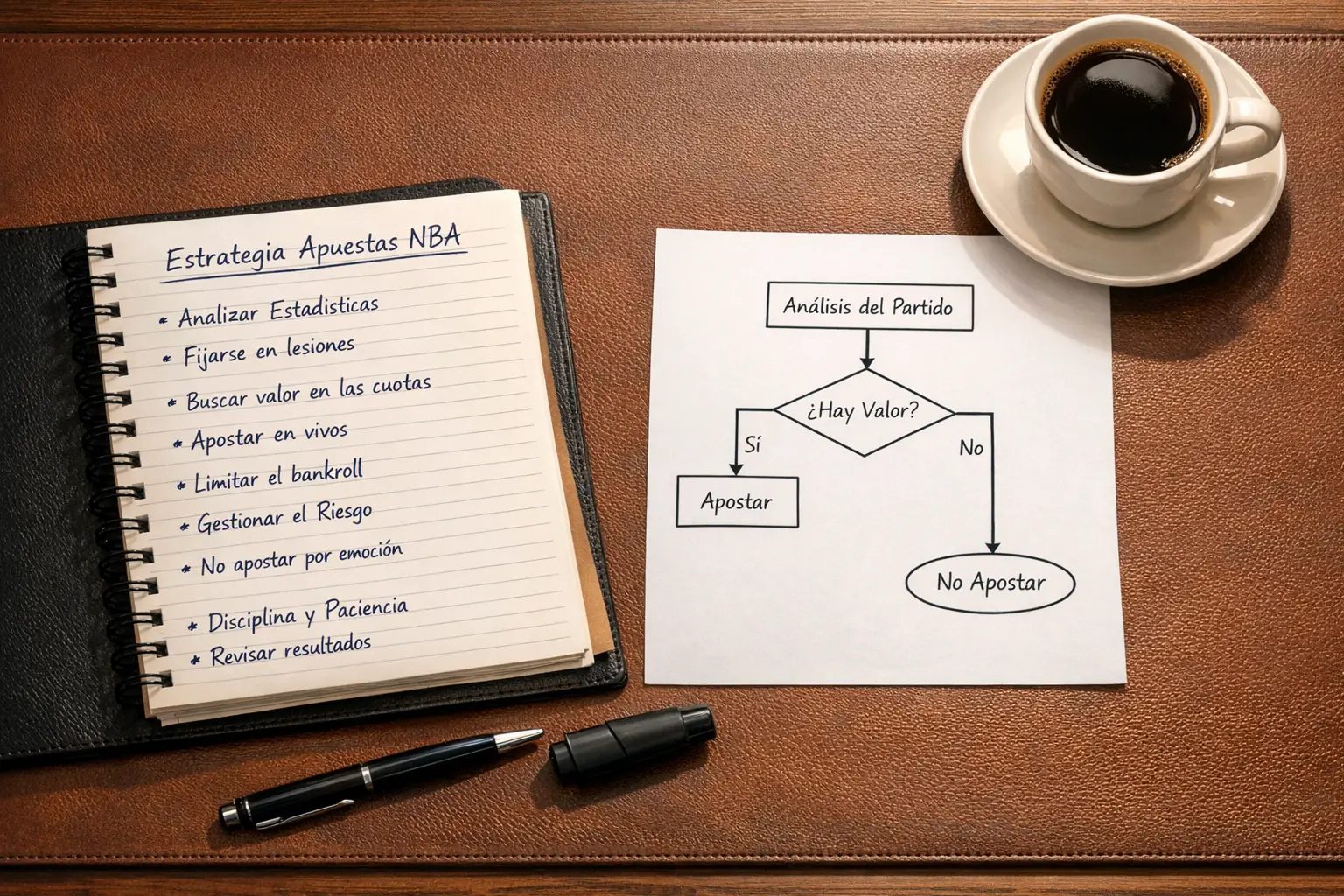 Documentos de estrategia y análisis para apuestas en la NBA