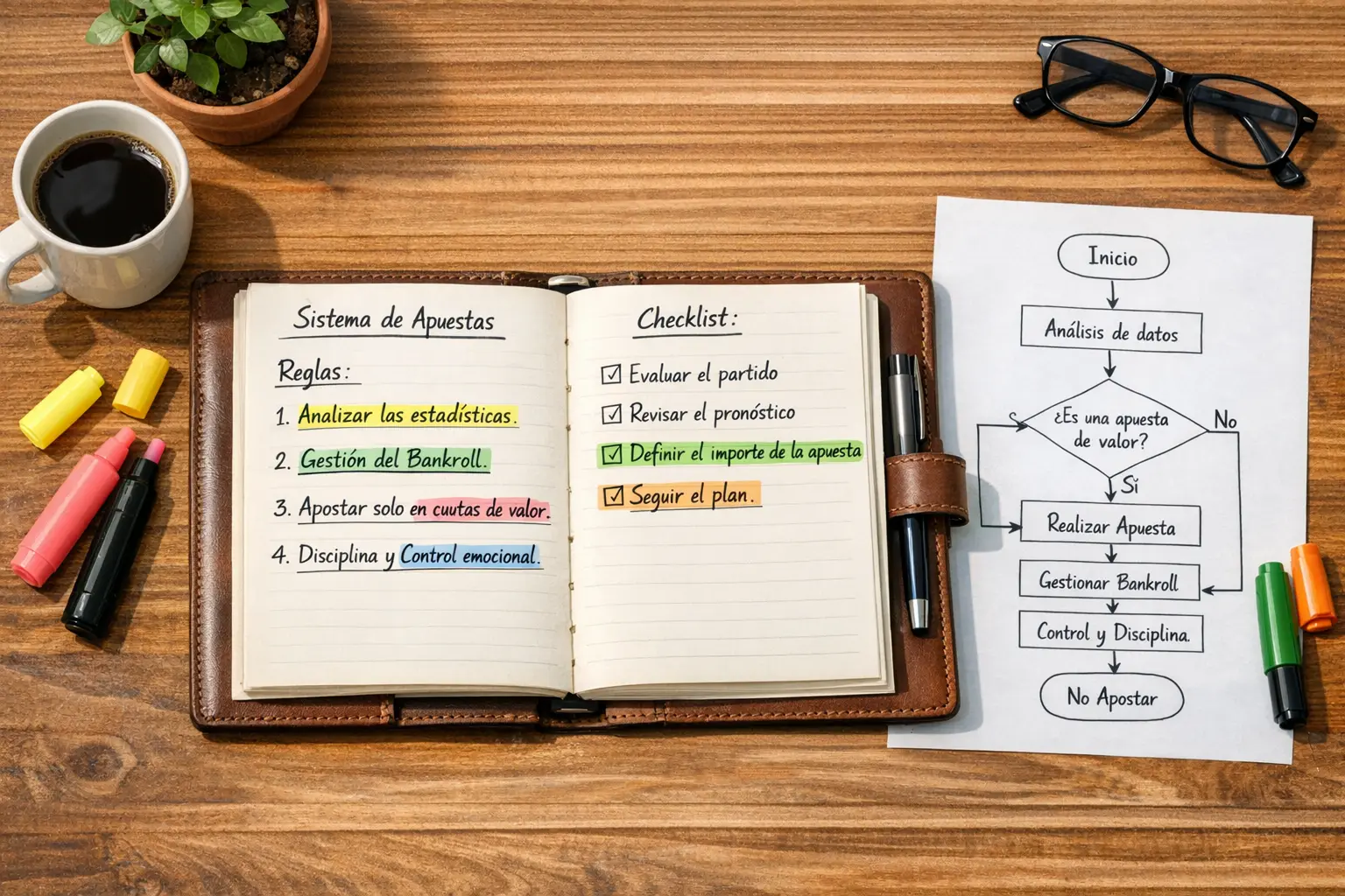 Desarrollo de sistema personal de apuestas con notas y análisis